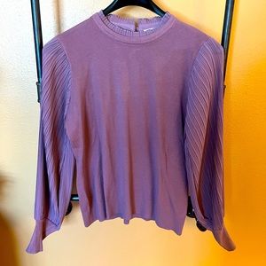 Long-sleeve mauve Sioni blouse NWT
